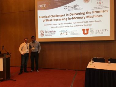 Picture 6 of Nishil Talati has presented his paper in Dresdaen, Germany at DATE 2018