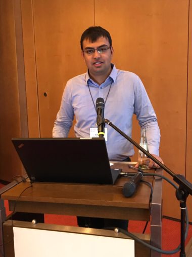 Picture 9 of Nishil Talati has presented his paper in Dresdaen, Germany at DATE 2018
