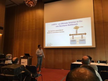 Picture 3 of Nishil Talati has presented his paper in Dresdaen, Germany at DATE 2018