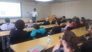 Picture 2 of Nishil Talati has given his MSc seminar on May 16th, 2018