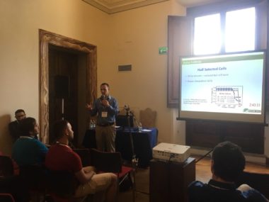 Picture 2 of Prof. Shahar Kvatinsky, Loai Daniel, and Nicolas Wainstein have presented a tutorial at IEEE ISCAS  in Italy on May 27th
