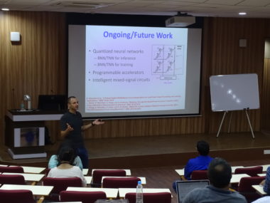 Picture 1 of Prof. Shahar Kvatinsky has presented a tutorial at the 9th International Conference on Security, Privacy and Applied Cryptographic Engineering (SPACE)