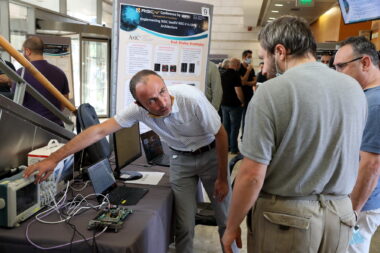 Eric Herbelin and Maxim Meltsin presented a demo of our RISC-V work in the GenPro - Israeli RISC-V Consortium Conference, held in Bar Ilan University.