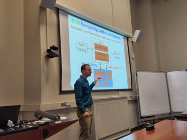 Prof. Kvatinsky gave a seminar about "Making Real Memristive Processing-in-Memory Faster and Reliable" at Northwestern University, Evanston, Illinois, USA.