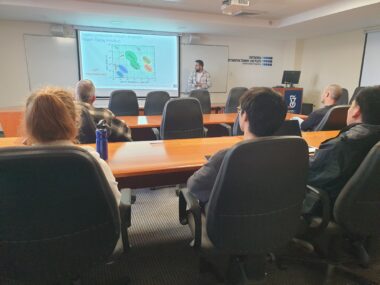 Issa Salameh presented his final M. Sc. seminar about "Superconductive Logic Circuits with Half Flux Quantum Pulses"